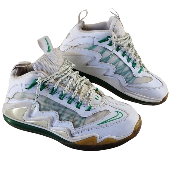 Nike Air Max 360 Diamond Turf Oregon Ducks Shoes Men 8.5 Performance White Green